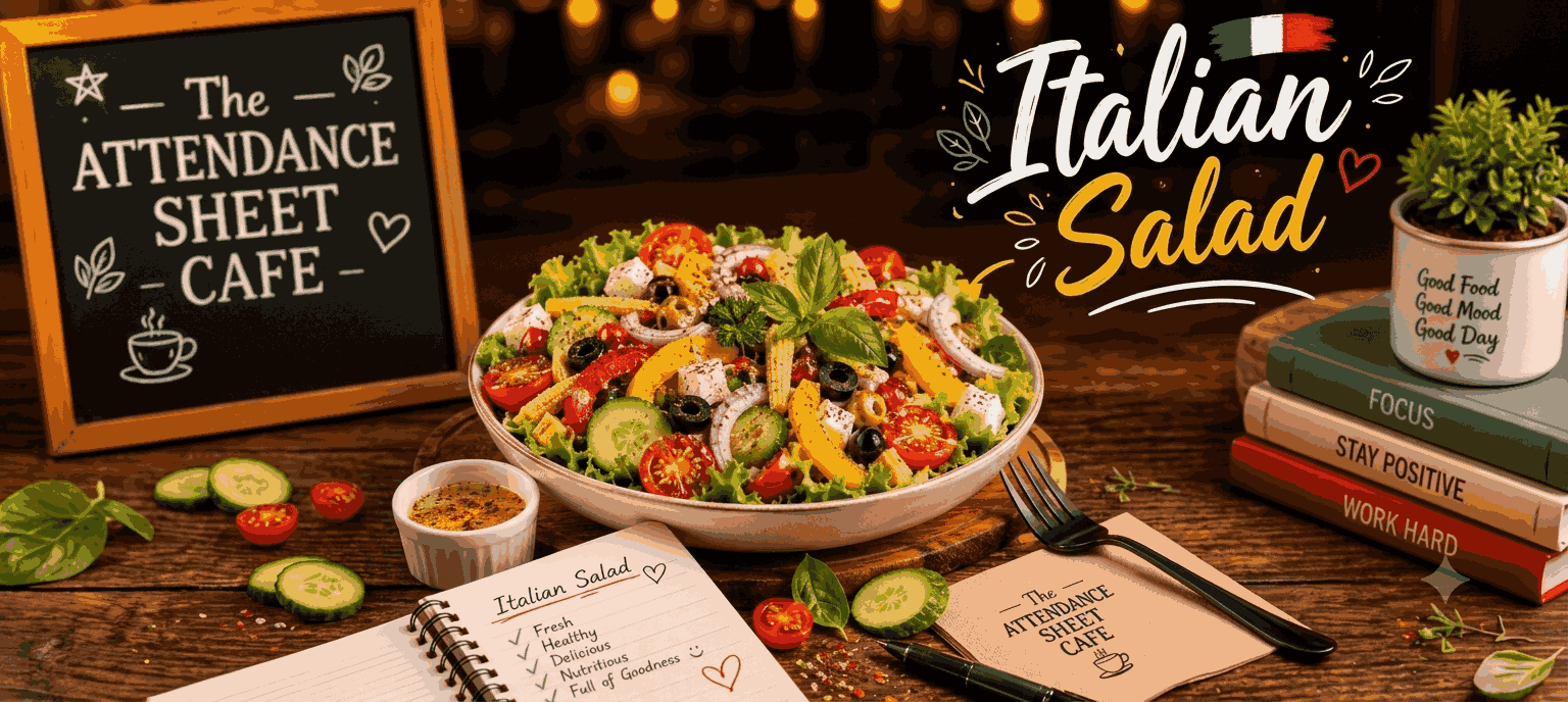 Italian Salad - Health Monitor Salads - TAS Cafe Noida