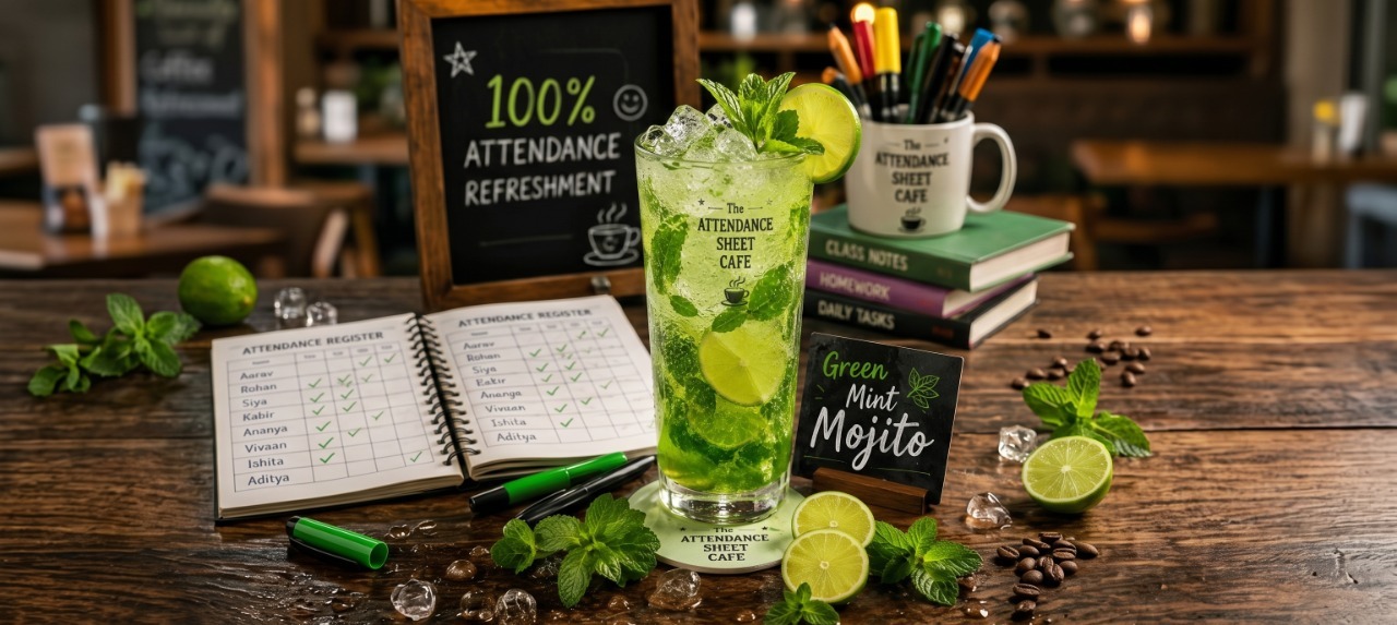 Echo Club Green Mint Mojito - Chemistry Lab Mocktails - TAS Cafe Noida